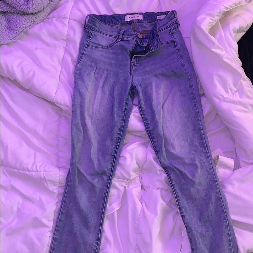 light wash pacsun jeggings